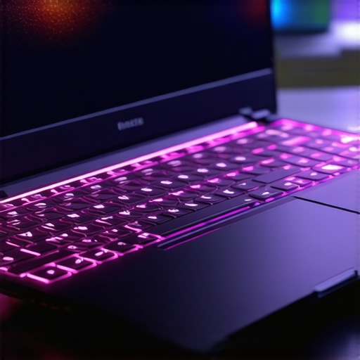 Gaming laptop with RGB lighting and cooling system for gamers