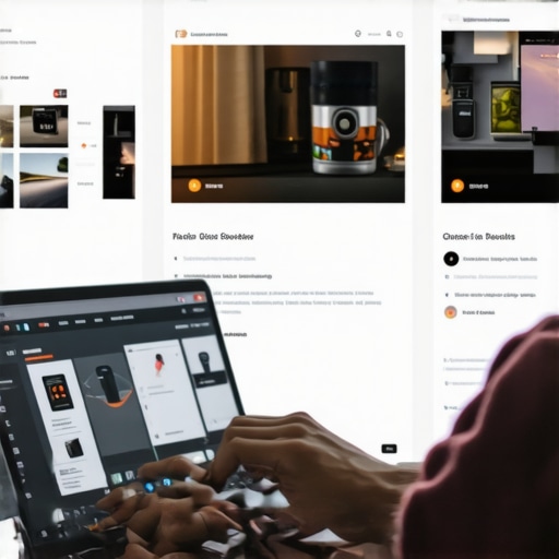 Person comparing refurbished laptop offers on their laptop with multiple tabs open