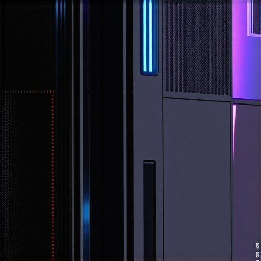 Close-up image showing thermal vents and internal cooling components of a gaming laptop.