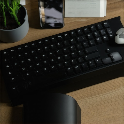 A sleek ergonomic keyboard and mouse set on a clean desk for optimal comfort