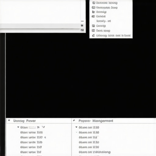 Screenshot of a laptop BIOS menu showing power management options