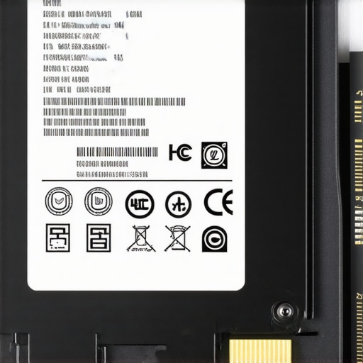 A detailed image showing an authentic solid-state drive with verified serial numbers and packaging.