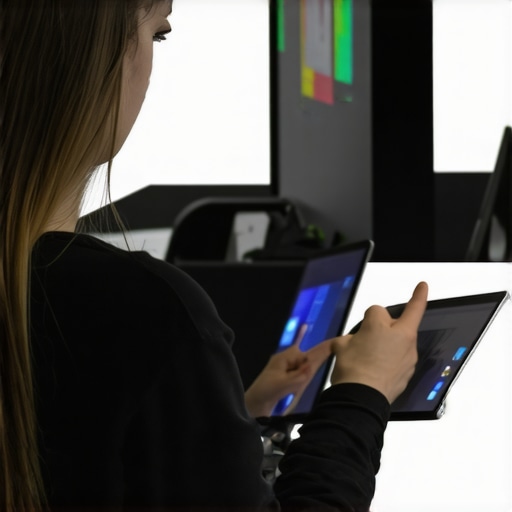 Choosing the Right 14-Inch Laptop Person evaluating different 14-inch laptops with emphasis on ports and screen size