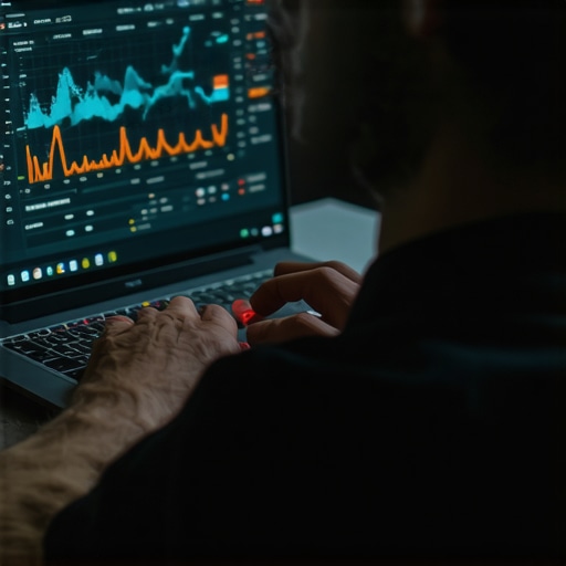 Screenshot of HWMonitor software displaying temperature graphs on a gaming laptop