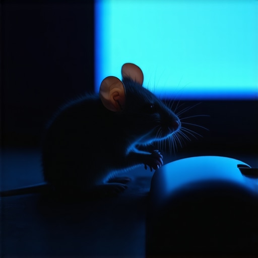 The specific mouse that doesn't click loud enough to wake roommates