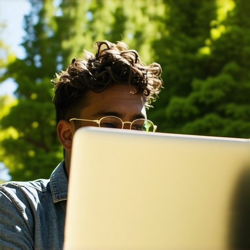 Why your laptop screen looks washed out in direct sunlight