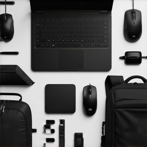 A Well-Equipped Desk Setup A desktop setup with premium laptop accessories and organized workspace.