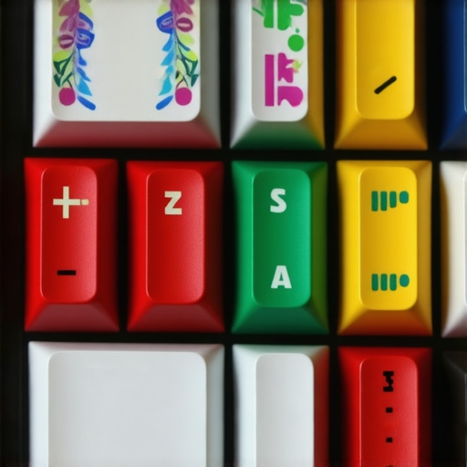 A mechanical keyboard featuring ergonomic keycaps optimized for efficient typing