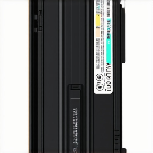 Close-up image showing hologram sticker and serial number on a genuine Lenovo ThinkPad battery.