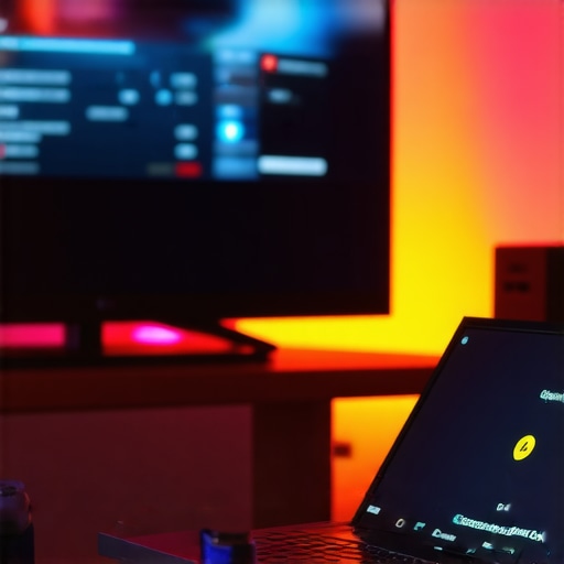 TV settings menu showing Game Mode toggled on to reduce input lag for a connected gaming laptop.