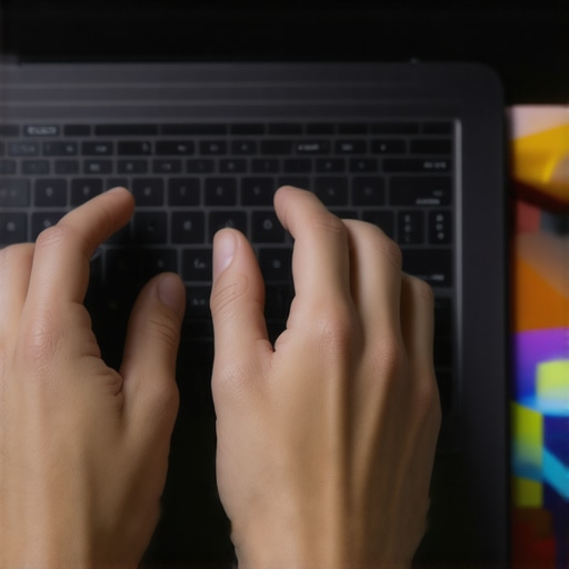 Comparison of blue light vs warm light settings on a laptop screen for eye health.