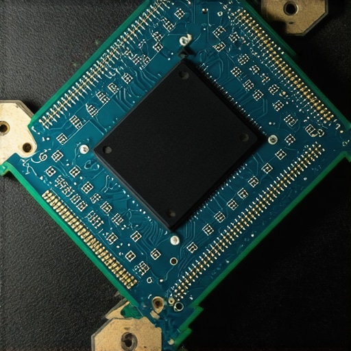 Close-up of a high-performance laptop SSD showing internal flash memory chips and controller.
