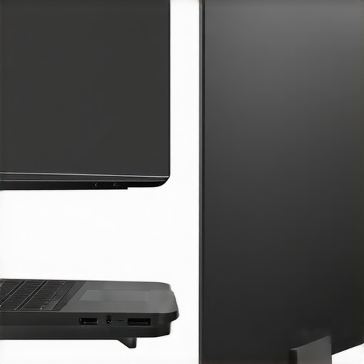 Close up of laptop side cooling vents comparing ultra-thin and performance models