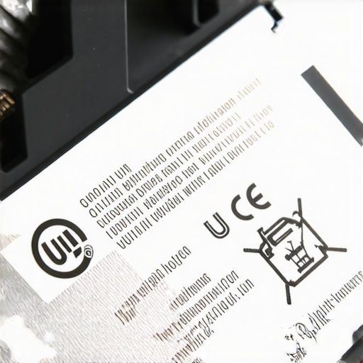 Detailed laptop battery safety certifications and specs Close-up of safety logos and voltage ratings on a laptop battery label.