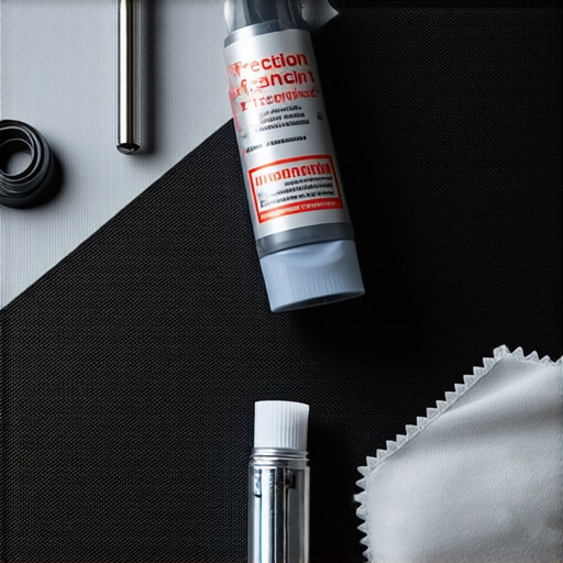 Essential Laptop Maintenance Tools A precision screwdriver kit and thermal paste for laptop maintenance.