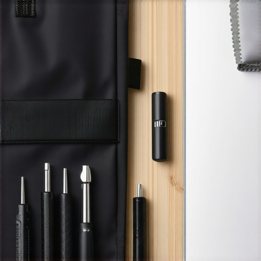 Precision screwdriver kit and cleaning tools for laptop maintenance