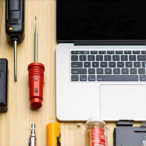 Precision screwdrivers and thermal paste for keeping laptops running longer.
