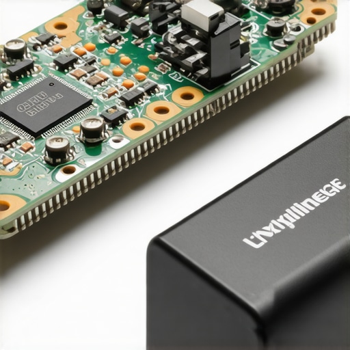 A comparison between a compact GaN charger and a traditional bulky laptop power adapter showing internal components.