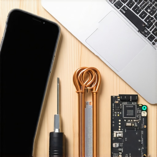 Precision tools and internal cooling components of a high-end laptop