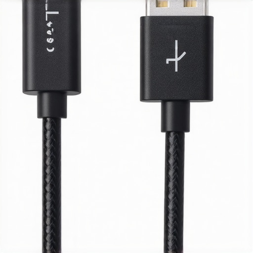 A comparison of a premium GaN charger and a low-quality generic laptop cable.