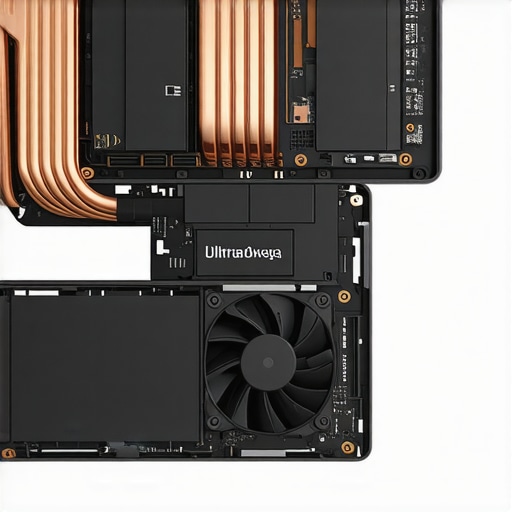 Internal Laptop Cooling Comparison Comparison of thick versus thin heat pipe systems in modern laptops to demonstrate thermal management.