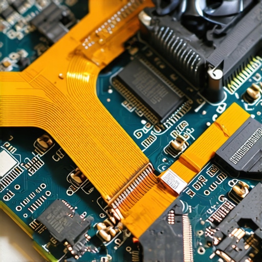 Close up of a laptop's internal thermal management system showing heat pipes and fans