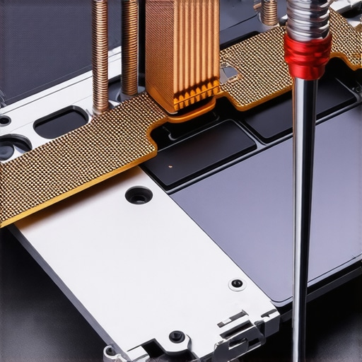 Precision screwdriver kit used for maintaining a laptop chassis and screen hinges.