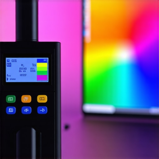 Professional laptop screen color calibration with a colorimeter