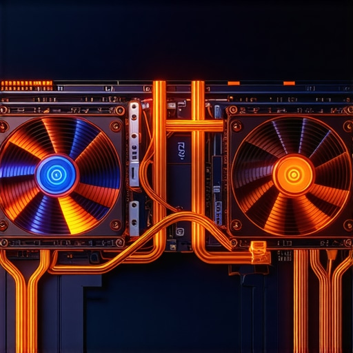 Laptop thermal management and cooling system Internal view of laptop cooling fans and heat pipes with thermal indicators