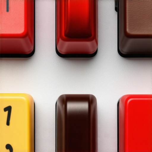 Mechanical Keyboard Switch Comparison for Writers Macro view of mechanical keyboard switches showing tactile and linear differences for essay writing.