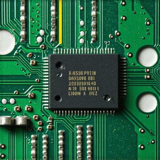 Close-up of water droplets and early corrosion on laptop motherboard components