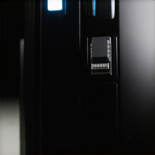 Close-up of a silent mechanical mouse switch showing dampening technology.