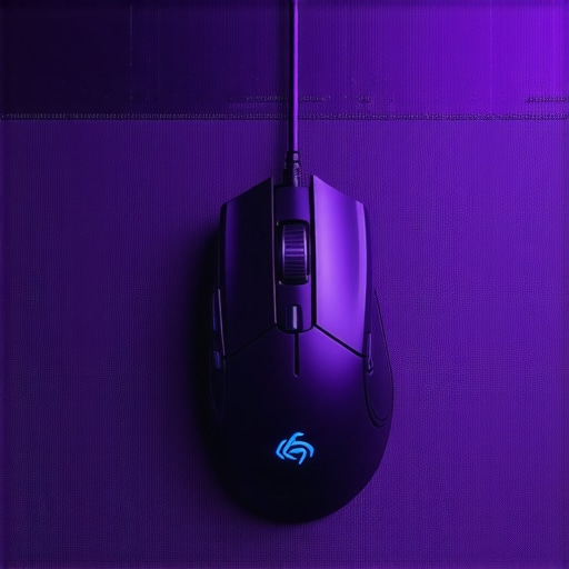 A high-performance silent gaming mouse and laptop setup for quiet gaming.