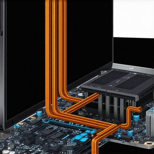 Illustration showing laptop thermal cooling system limitations