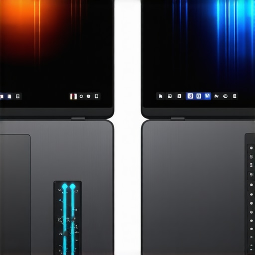 Visualization of thermal throttling in ultra-thin vs standard laptop chassis designs