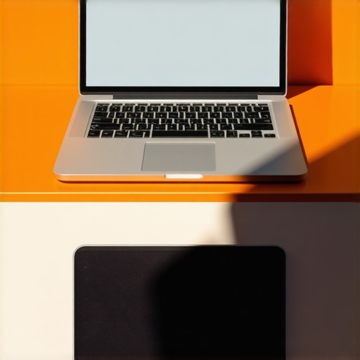 A laptop screen showing the difference between peak and sustained brightness in sunlight.