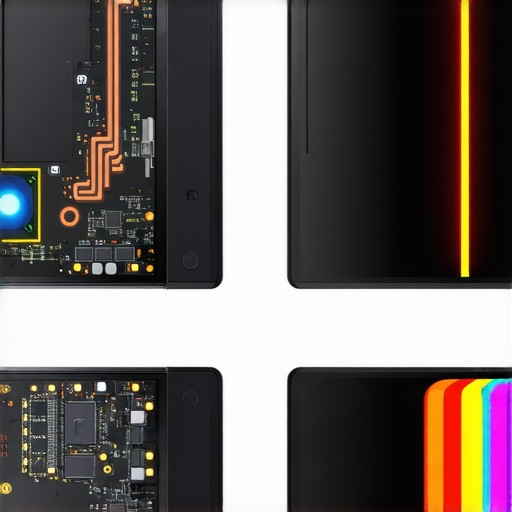 Thermal comparison between thick and thin laptop cooling designs Diagram showing how thin laptop designs often lead to higher internal temperatures compared to thicker laptops with better cooling.