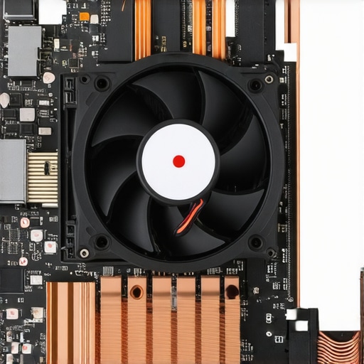 Internal laptop cooling system thermal map